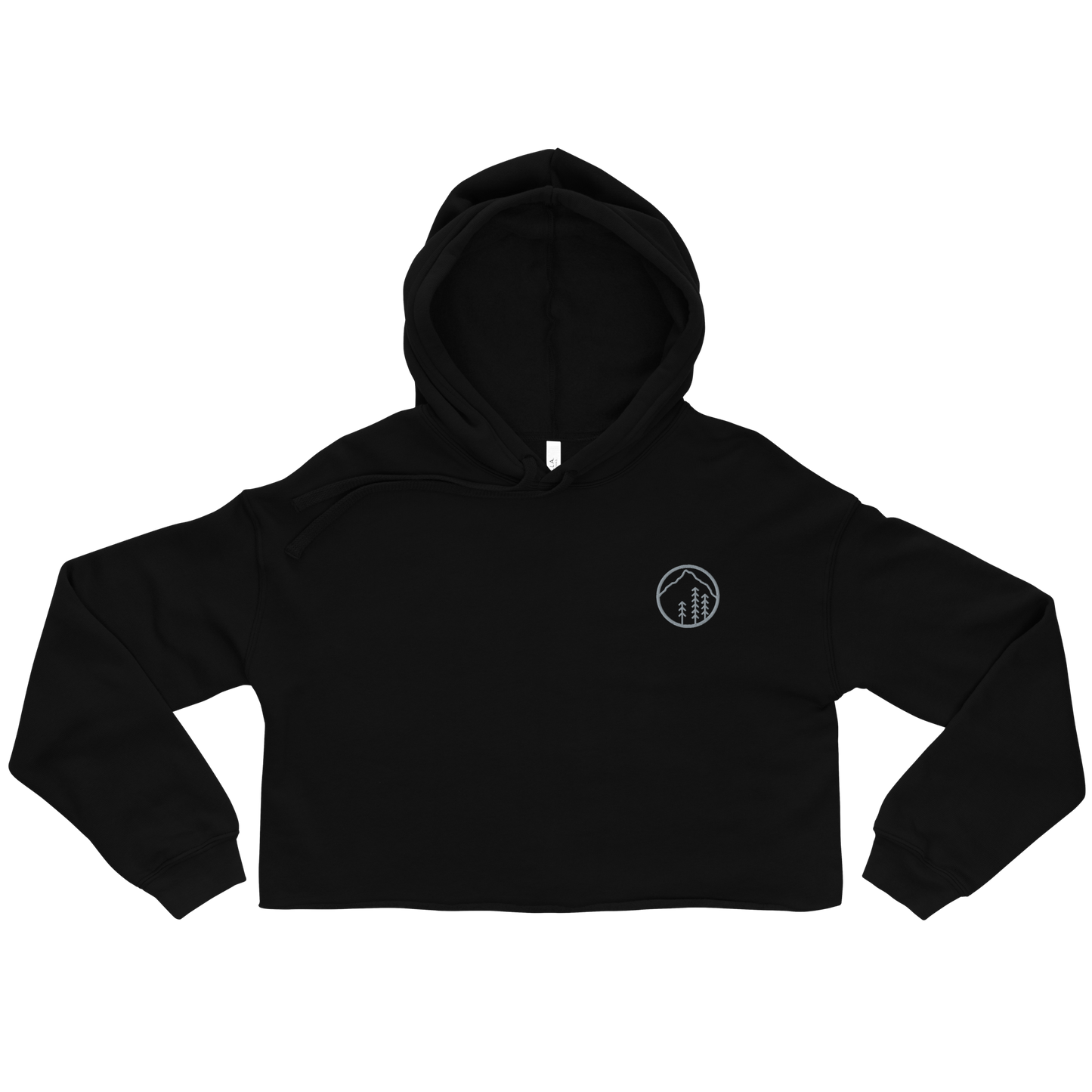 Logo Crop Hoodie